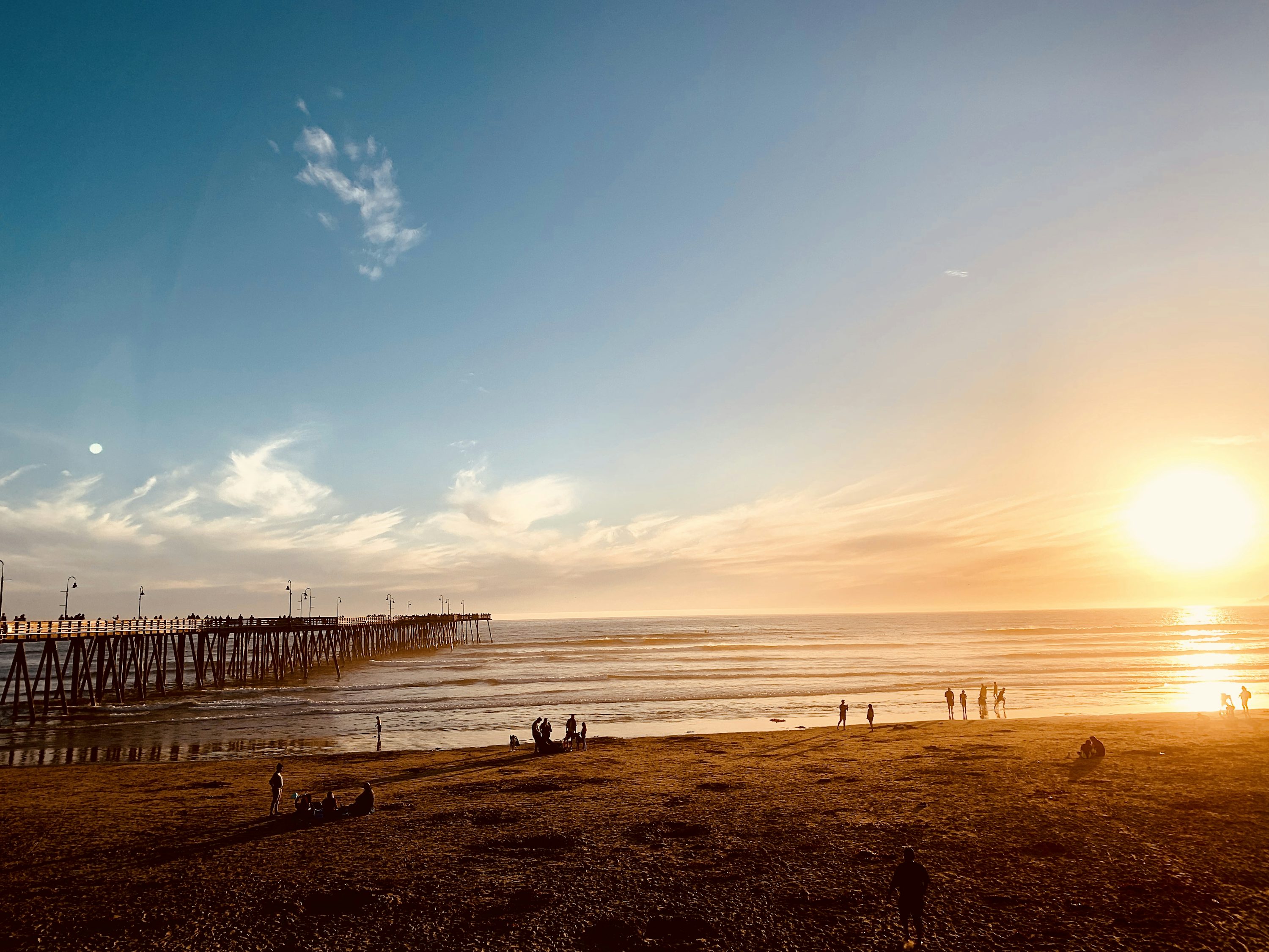 Pismo Beach Pier at sunset